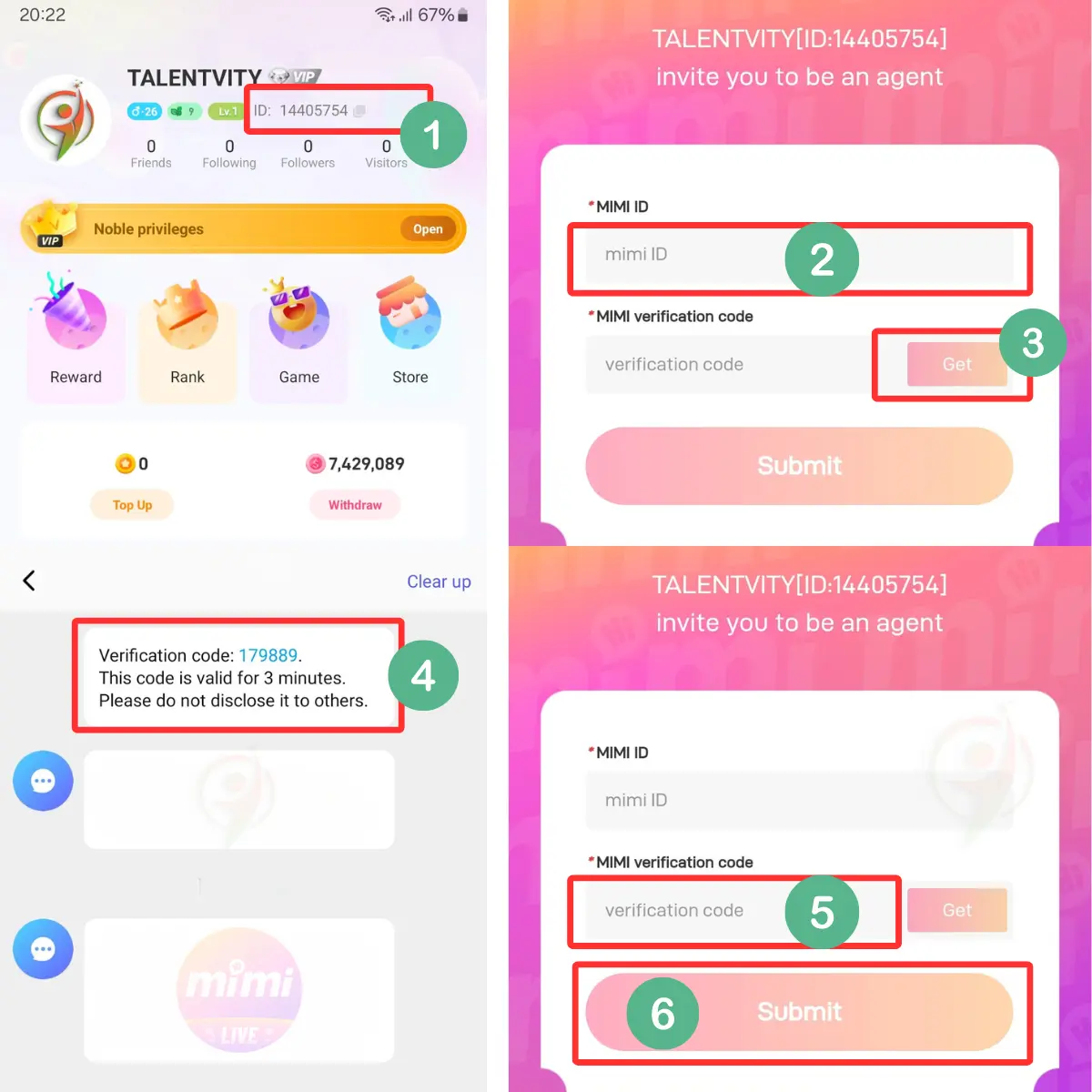 how to create-mimi-live-app-agency
